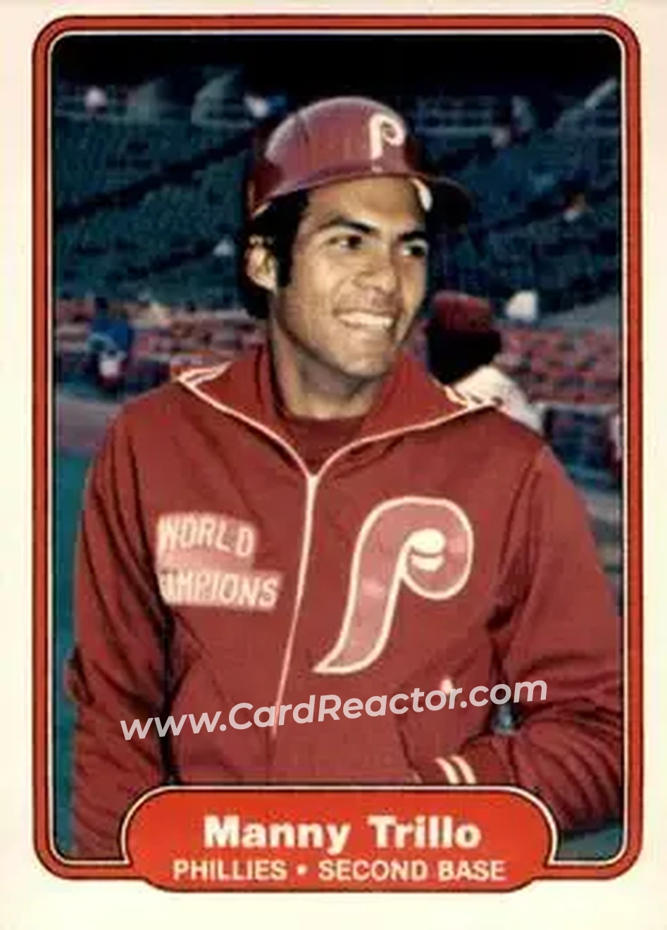1982 Fleer #260 - Manny Trillo - Philadelphia Phillies - Front