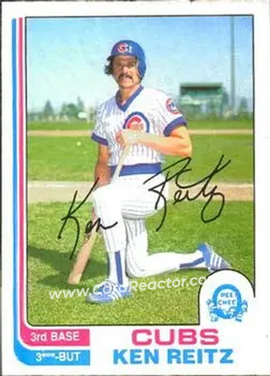 1982 O-Pee-Chee #245 - Ken Reitz - Chicago Cubs - Front