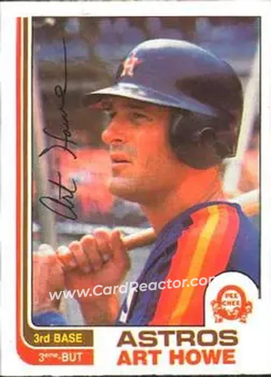 1982 O-Pee-Chee #248 - Art Howe - Houston Astros - Front 1982 O-Pee-Chee #248 - Art Howe - Houston Astros - Front