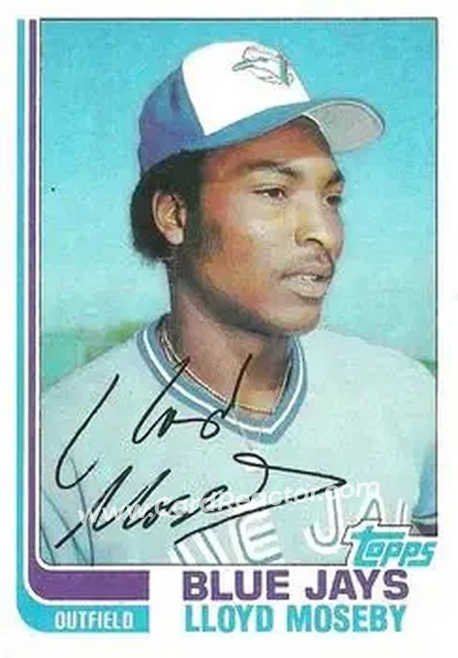 1982 Topps #223 - Lloyd Moseby - Toronto Blue Jays - Front 1982 Topps #223 - Lloyd Moseby - Toronto Blue Jays - Front
