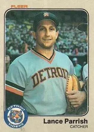 1983 Fleer #337 - Lance Parrish - Detroit Tigers
