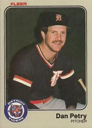 1983 Fleer #339 - Dan Petry - Detroit Tigers