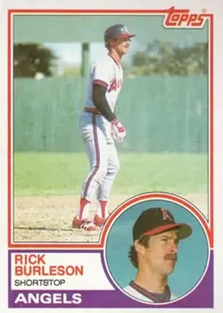 1983 Topps #315 - Rick Burleson - California Angels