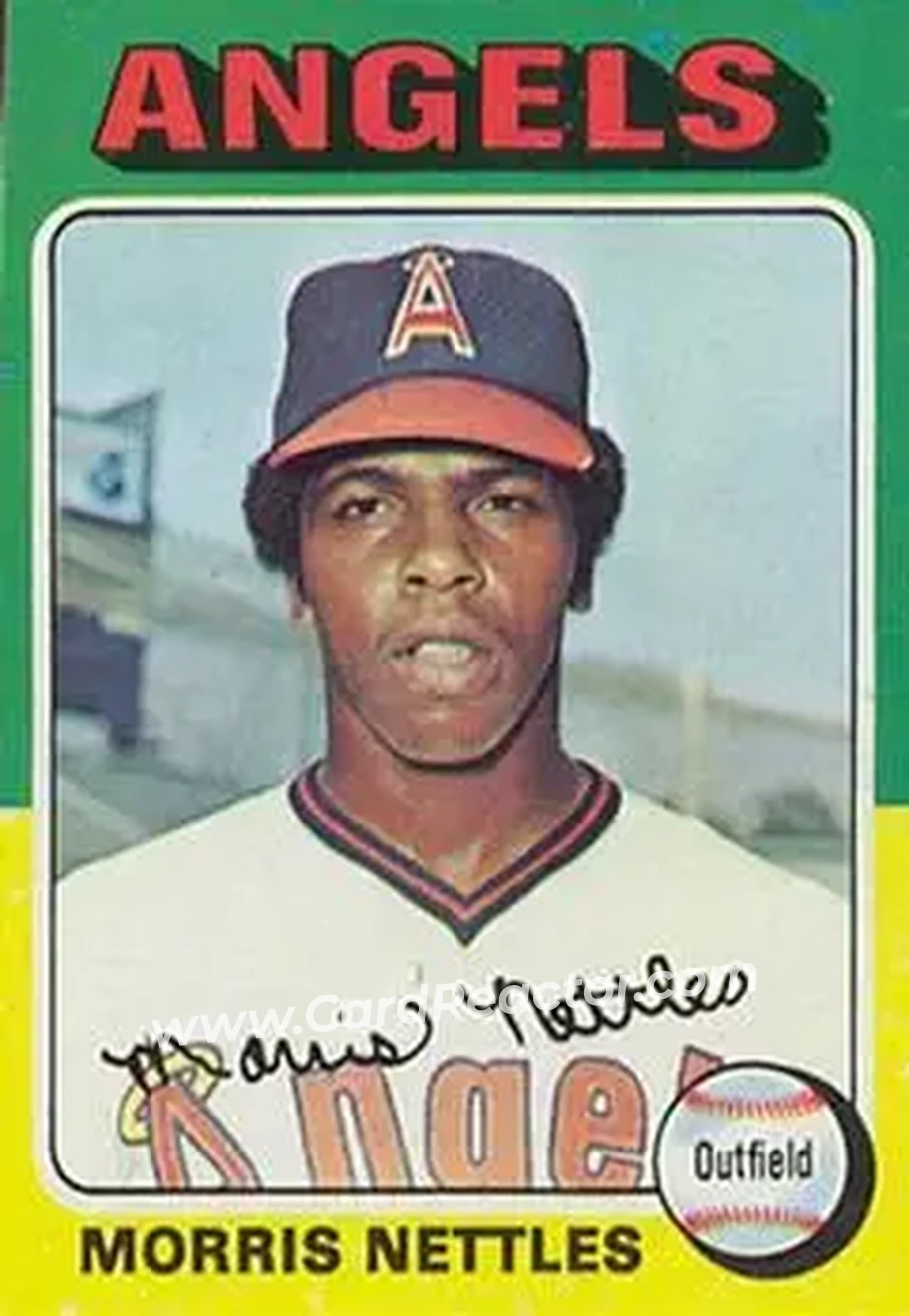 1975 Topps #632 - Morris Nettles - California Angels - Front