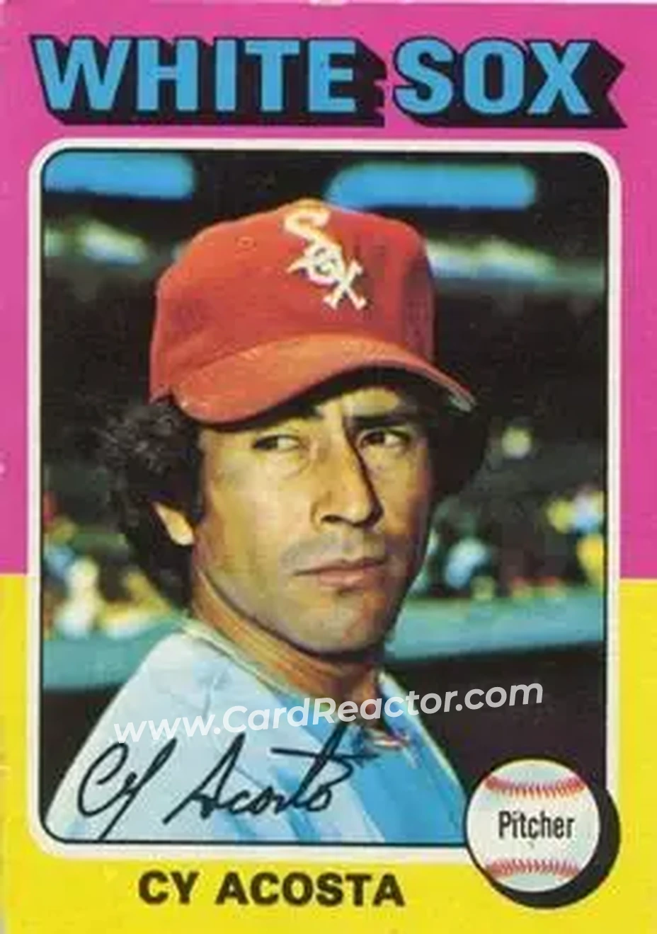1975 Topps #634 - Cy Acosta - Chicago White Sox - Front