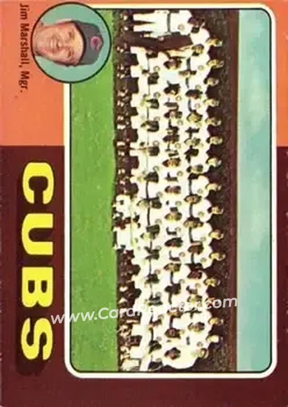 1975 Topps #638 - Card #638 - Chicago Cubs - Front 1975 Topps #638 - Card #638 - Chicago Cubs - Front
