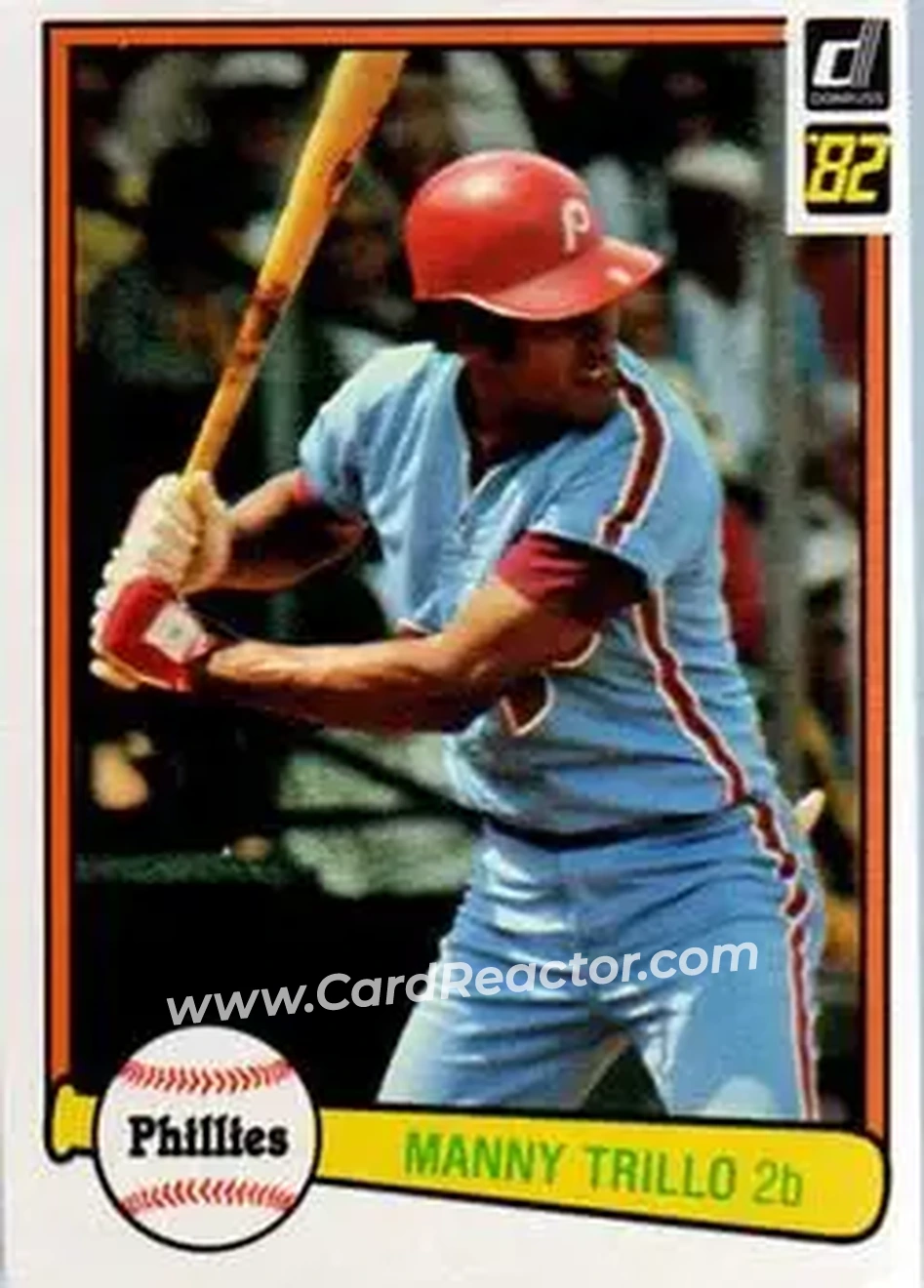 1982 Donruss #245 - Manny Trillo - Philadelphia Phillies - Front 1982 Donruss #245 - Manny Trillo - Philadelphia Phillies - Front
