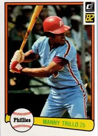 1982 Donruss #245 - Manny Trillo - Philadelphia Phillies