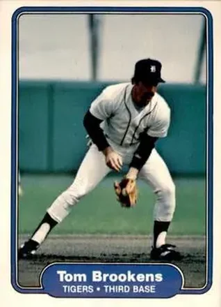 1982 Fleer #263 - Tom Brookens - Detroit Tigers