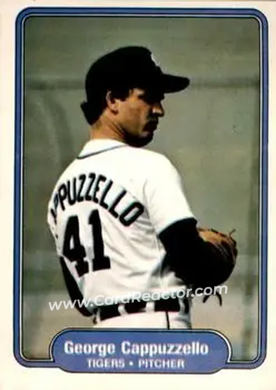1982 Fleer #264 - George Cappuzzello - Detroit Tigers