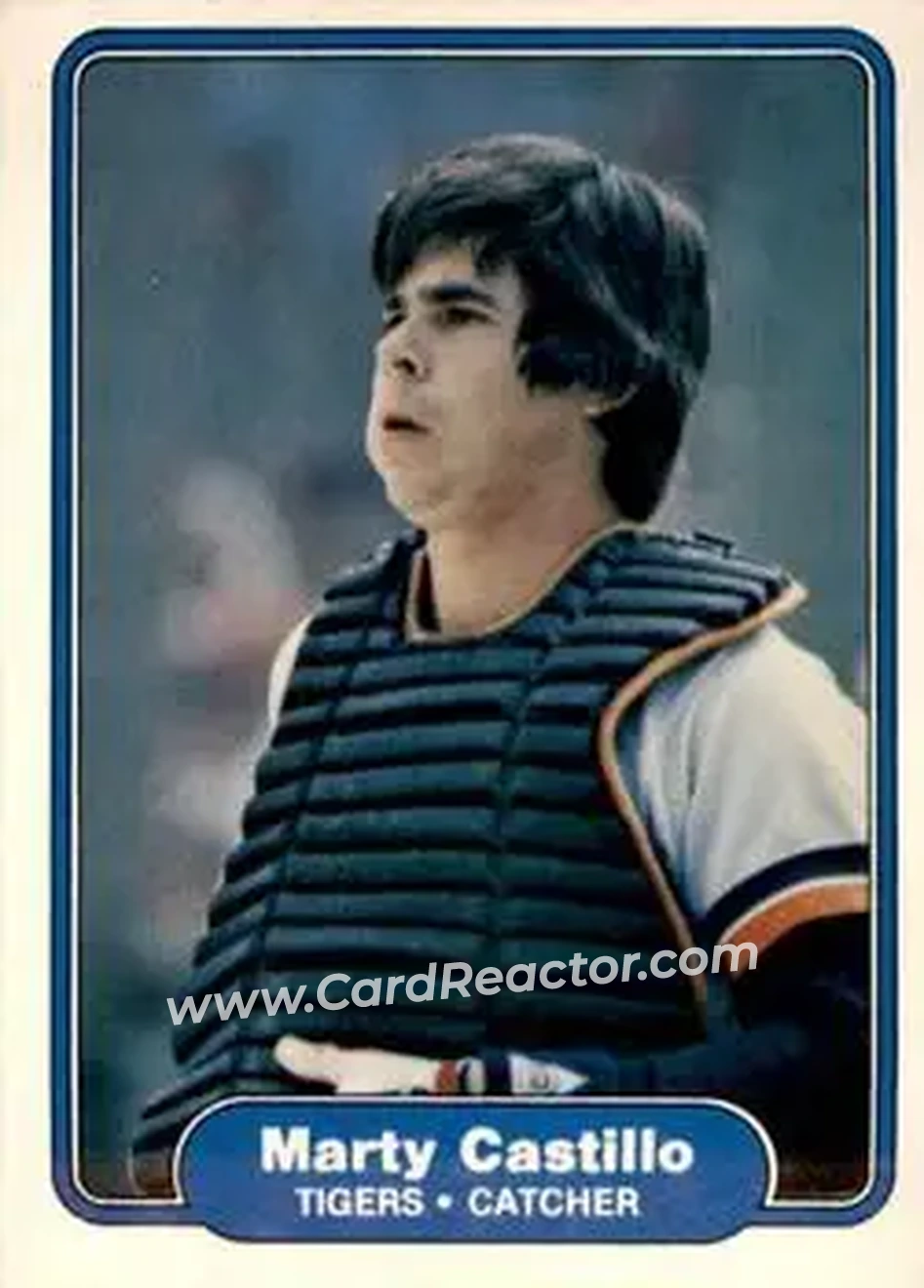 1982 Fleer #265 - Marty Castillo - Detroit Tigers - Front