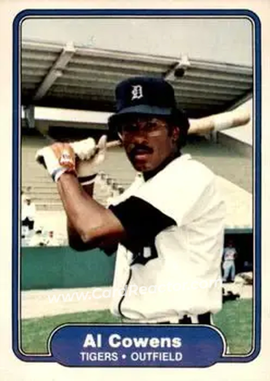 1982 Fleer #266 - Al Cowens - Detroit Tigers - Front 1982 Fleer #266 - Al Cowens - Detroit Tigers - Front