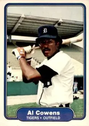 1982 Fleer #266 - Al Cowens - Detroit Tigers