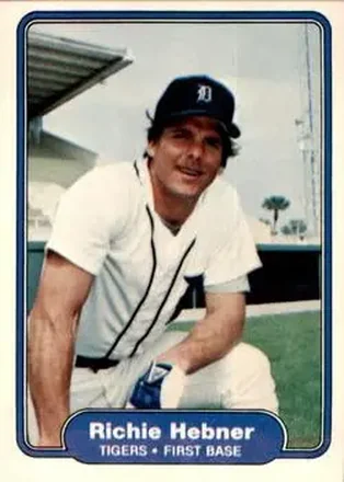 1982 Fleer #268 - Rich Hebner - Detroit Tigers