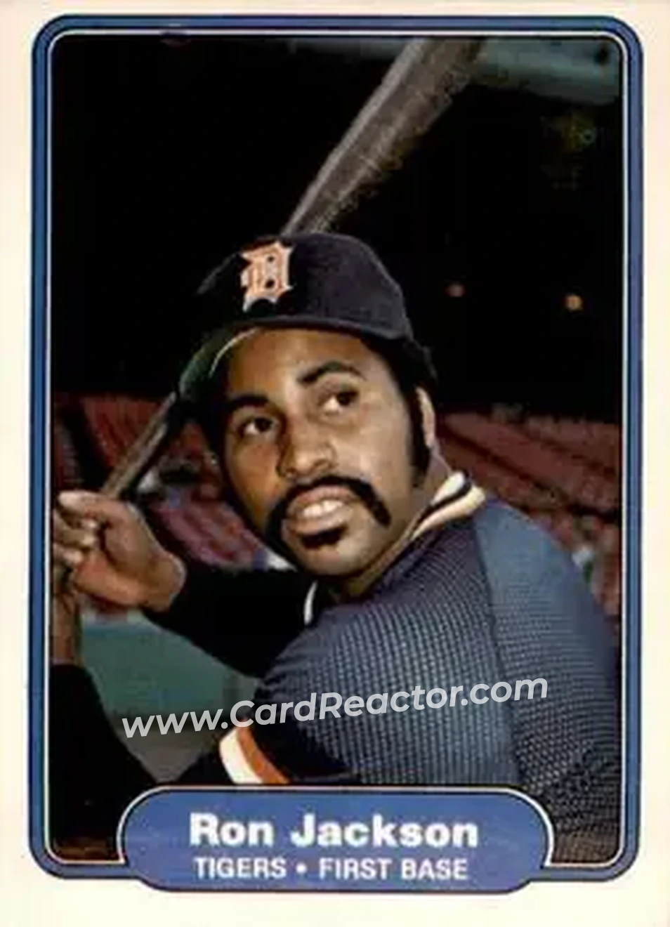 1982 Fleer #269 - Ron Jackson - Detroit Tigers - Front