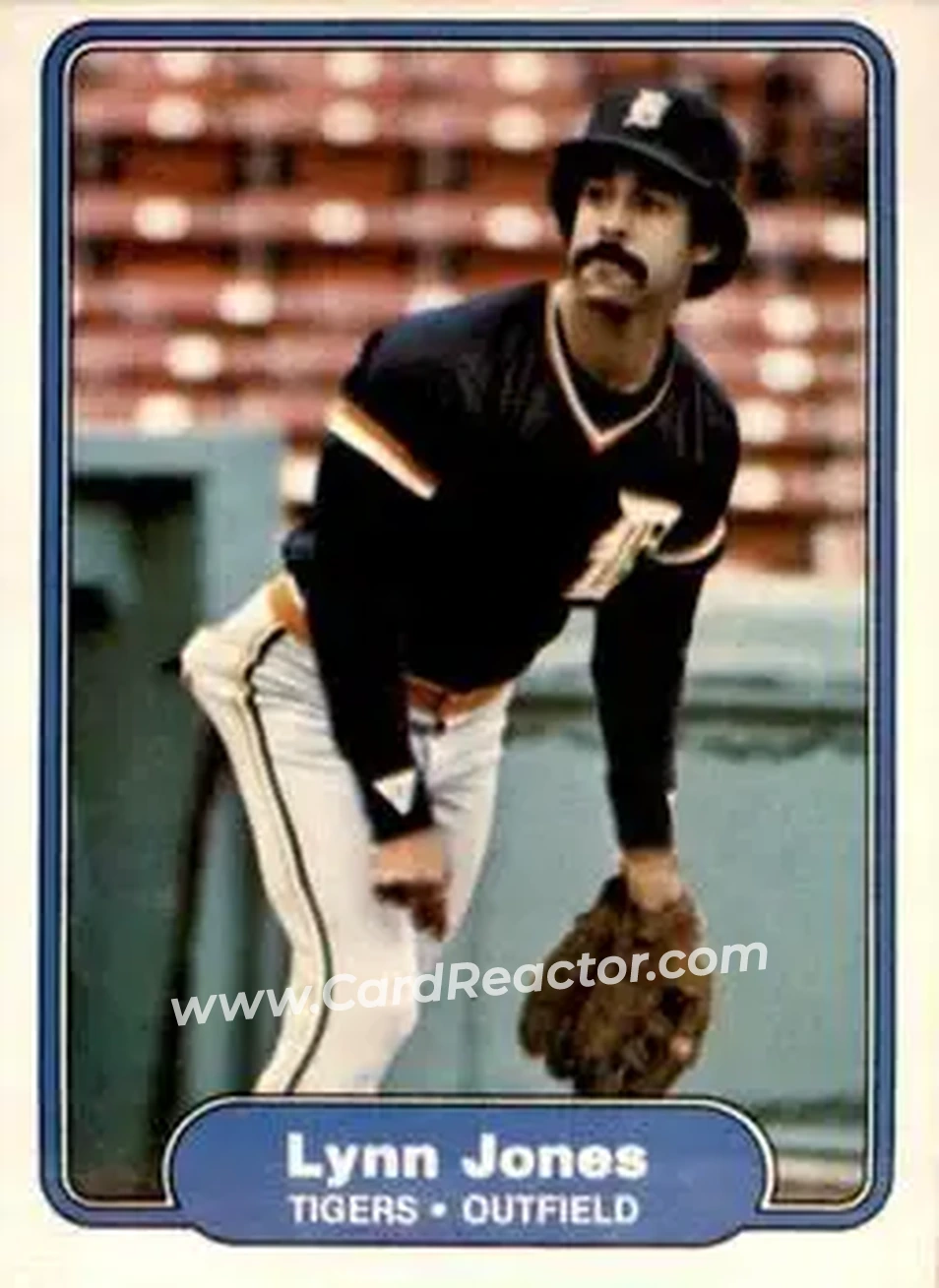 1982 Fleer #270 - Lynn Jones - Detroit Tigers - Front