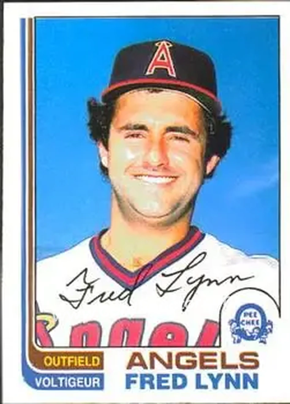 1982 O-Pee-Chee #251 - Fred Lynn - California Angels - Front 1982 O-Pee-Chee #251 - Fred Lynn - California Angels - Front