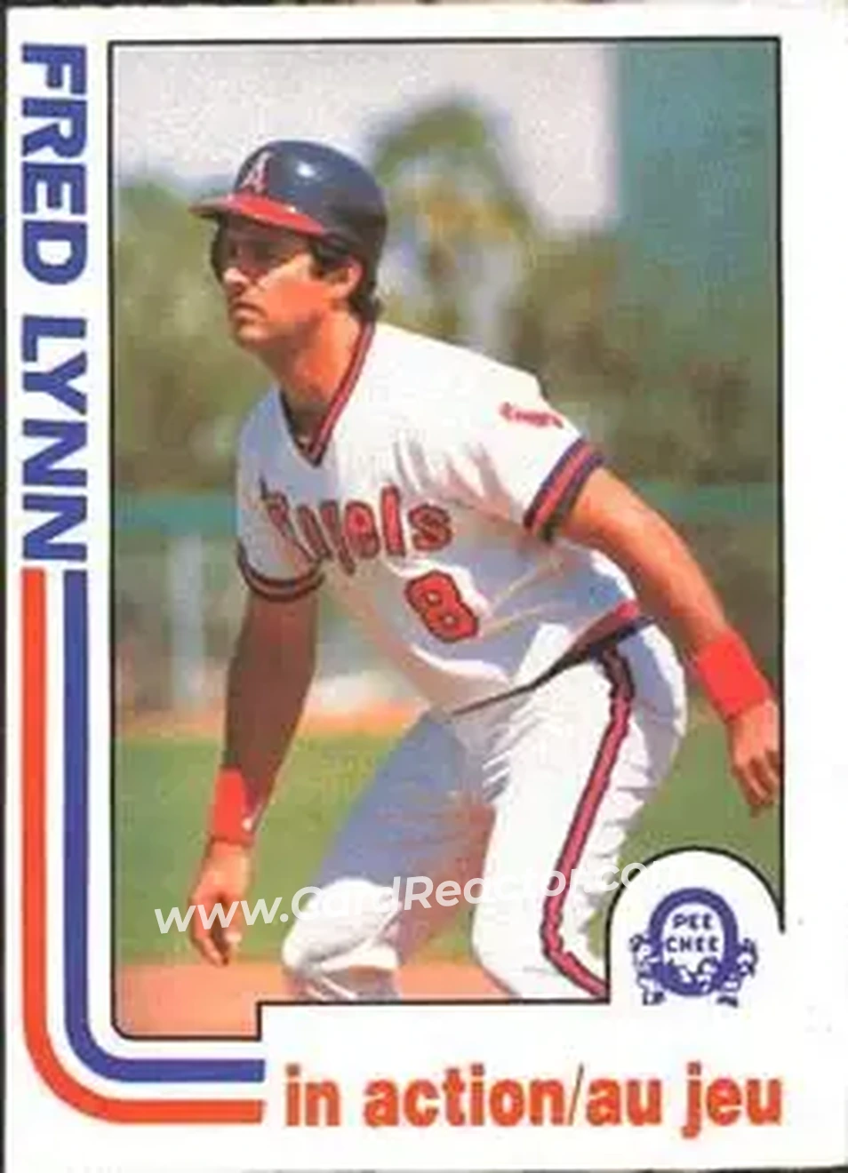 1982 O-Pee-Chee #252 - Fred Lynn - California Angels - Front 1982 O-Pee-Chee #252 - Fred Lynn - California Angels - Front