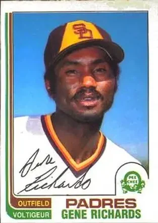 1982 O-Pee-Chee #253 - Gene Richards - San Diego Padres