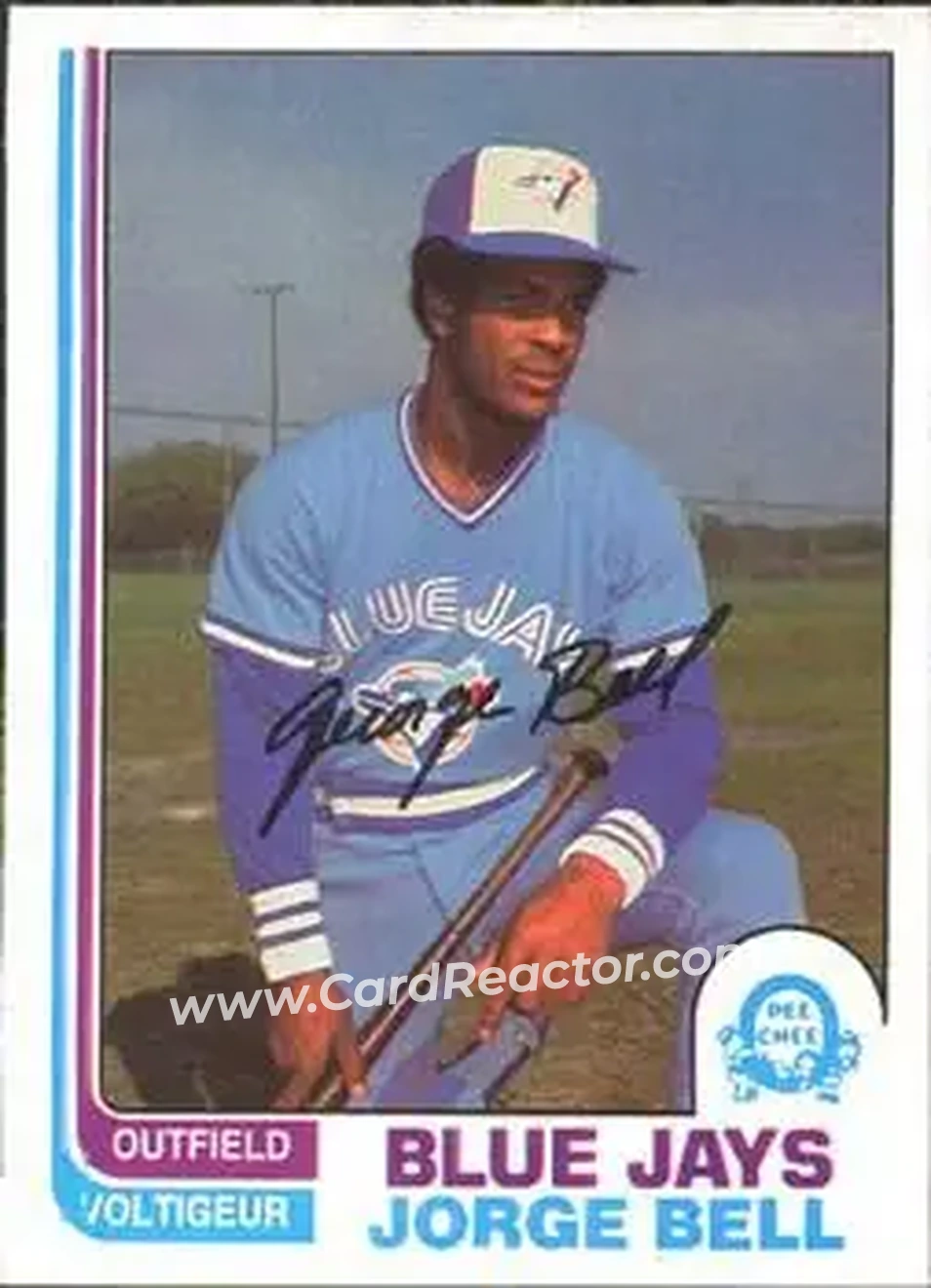 1982 O-Pee-Chee #254 - Jorge Bell - Toronto Blue Jays - Front