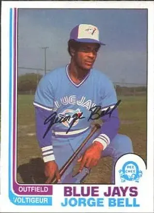 1982 O-Pee-Chee #254 - Jorge Bell - Toronto Blue Jays
