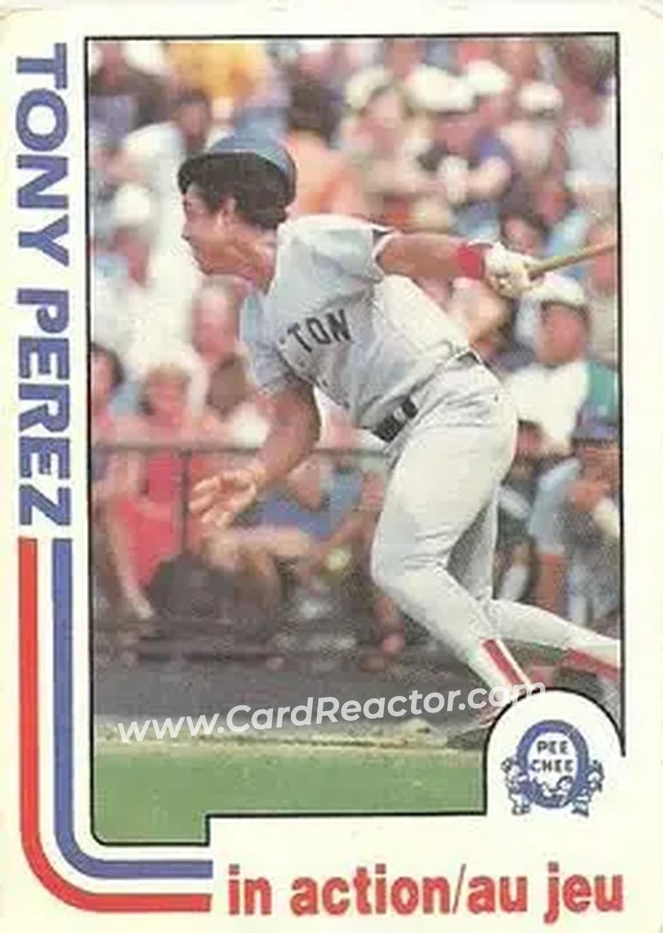 1982 O-Pee-Chee #256 - Tony Pérez - Boston Red Sox - Front 1982 O-Pee-Chee #256 - Tony Pérez - Boston Red Sox - Front