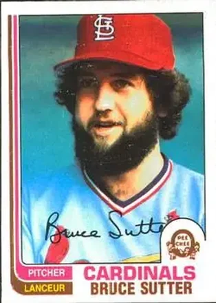1982 O-Pee-Chee #260 - Bruce Sutter - St. Louis Cardinals