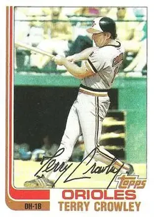1982 Topps #232 - Terry Crowley - Baltimore Orioles