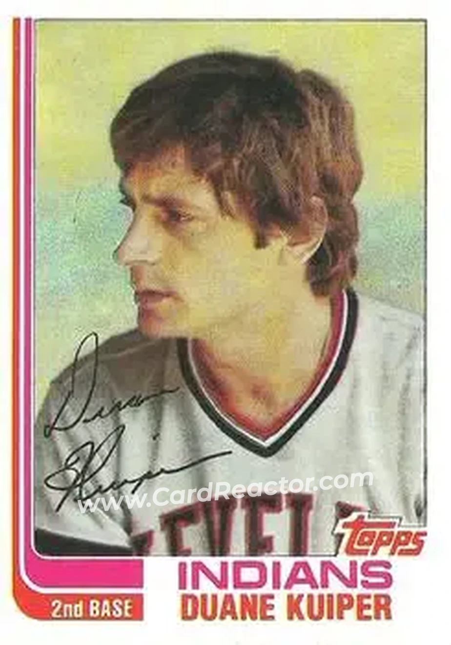 1982 Topps #233 - Duane Kuiper - Cleveland Indians - Front