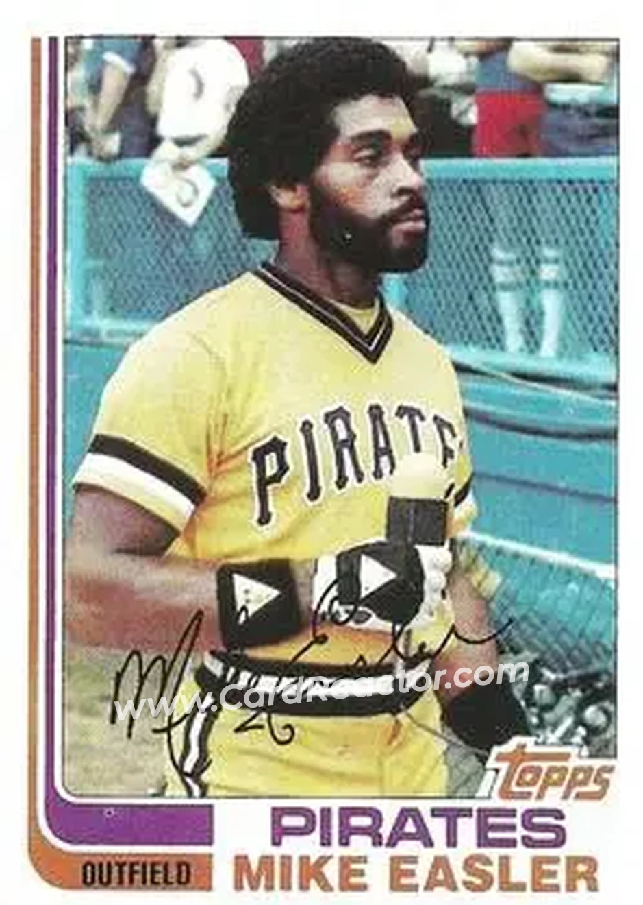 1982 Topps #235 - Mike Easler - Pittsburgh Pirates - Front