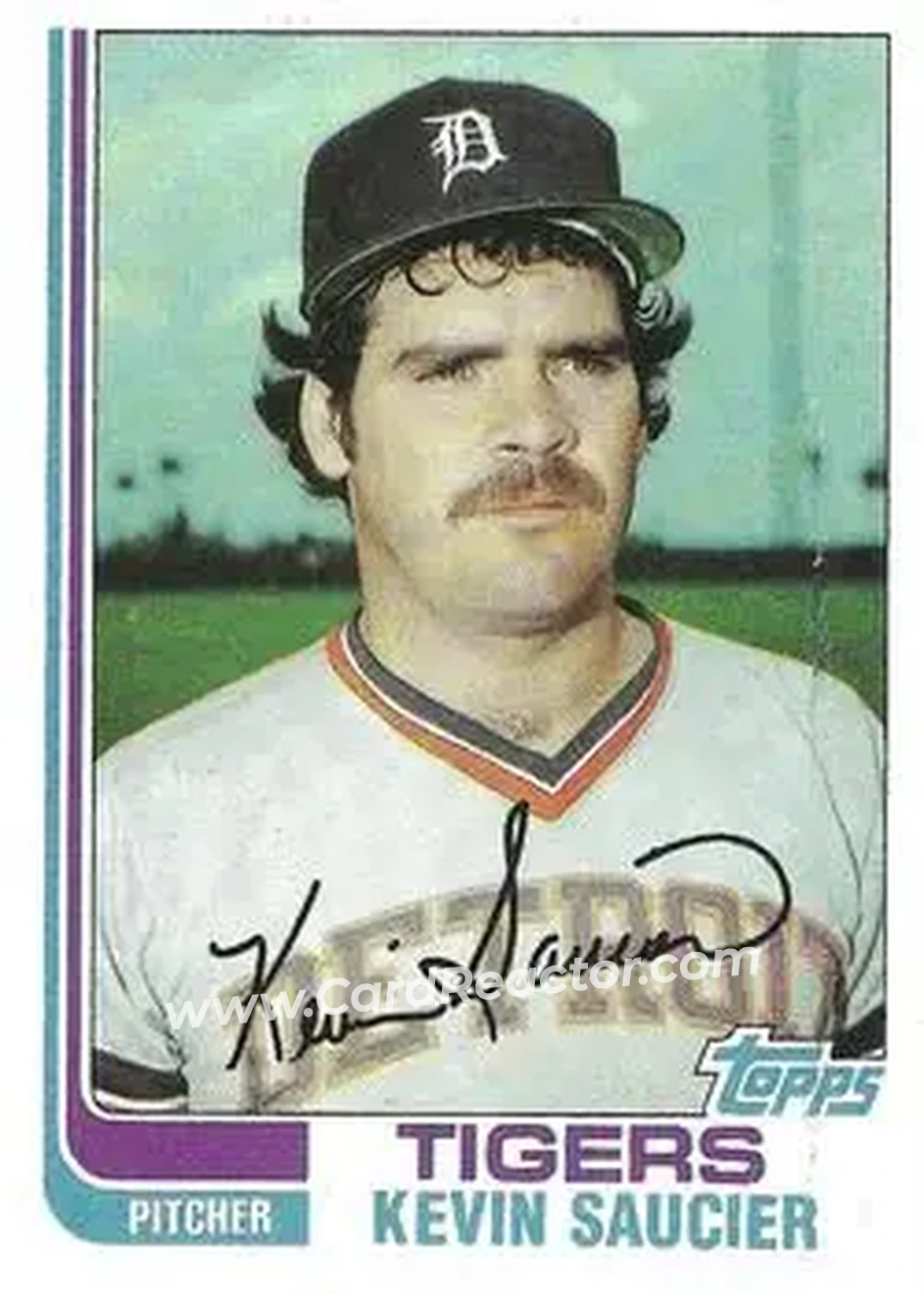 1982 Topps #238 - Kevin Saucier - Detroit Tigers - Front 1982 Topps #238 - Kevin Saucier - Detroit Tigers - Front