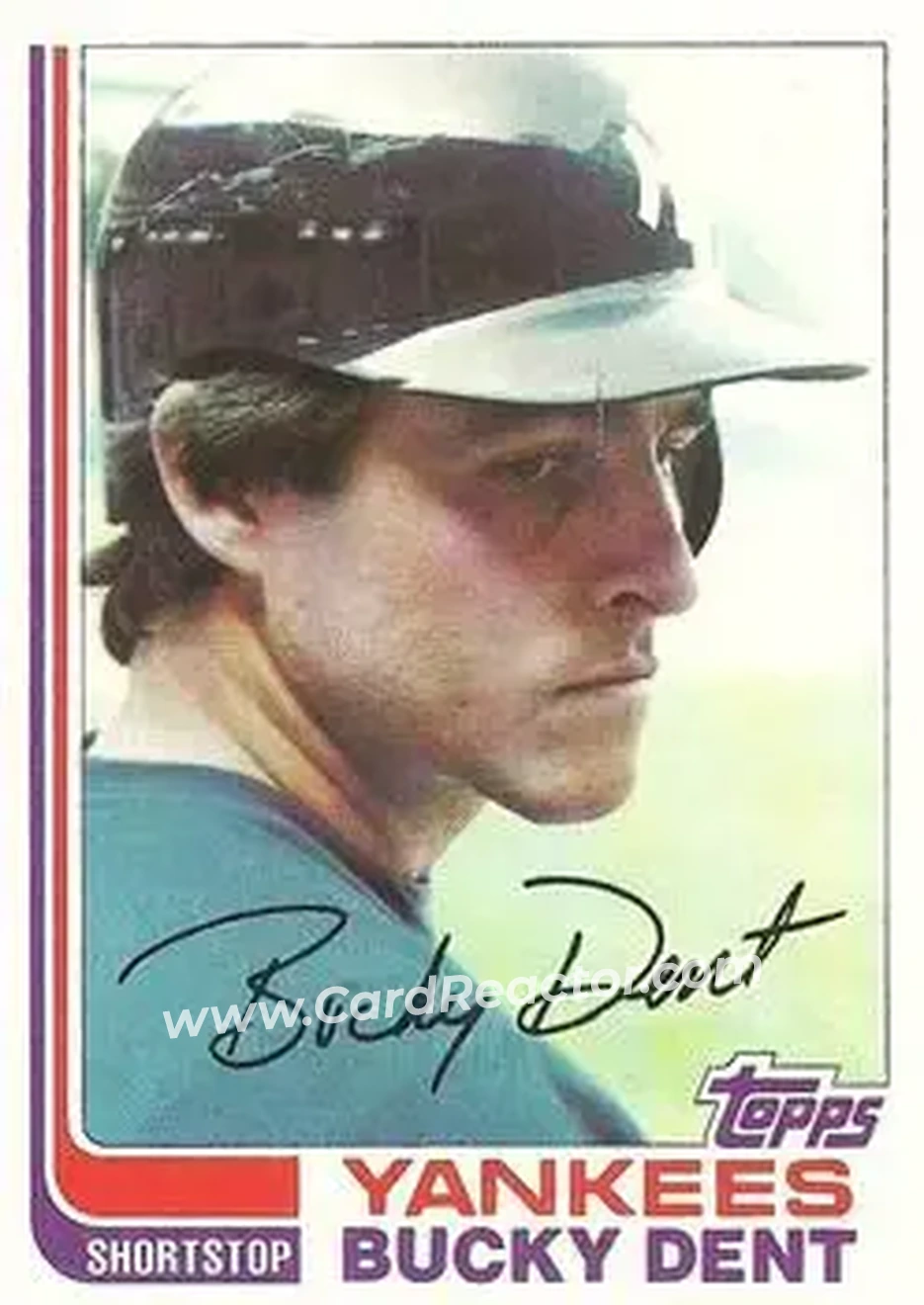 1982 Topps #240 - Bucky Dent - New York Yankees - Front