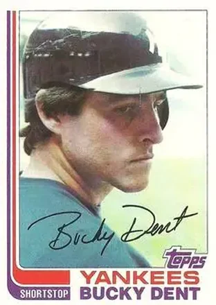 1982 Topps #240 - Bucky Dent - New York Yankees