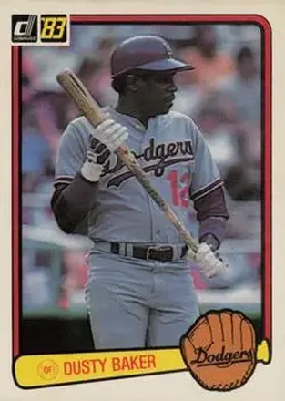1983 Donruss #462 - Dusty Baker - Los Angeles Dodgers