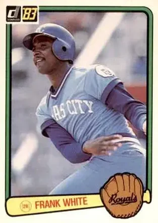 1983 Donruss #464 - Frank White - Kansas City Royals