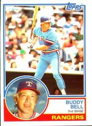 1983 Topps #330 - Buddy Bell - Texas Rangers