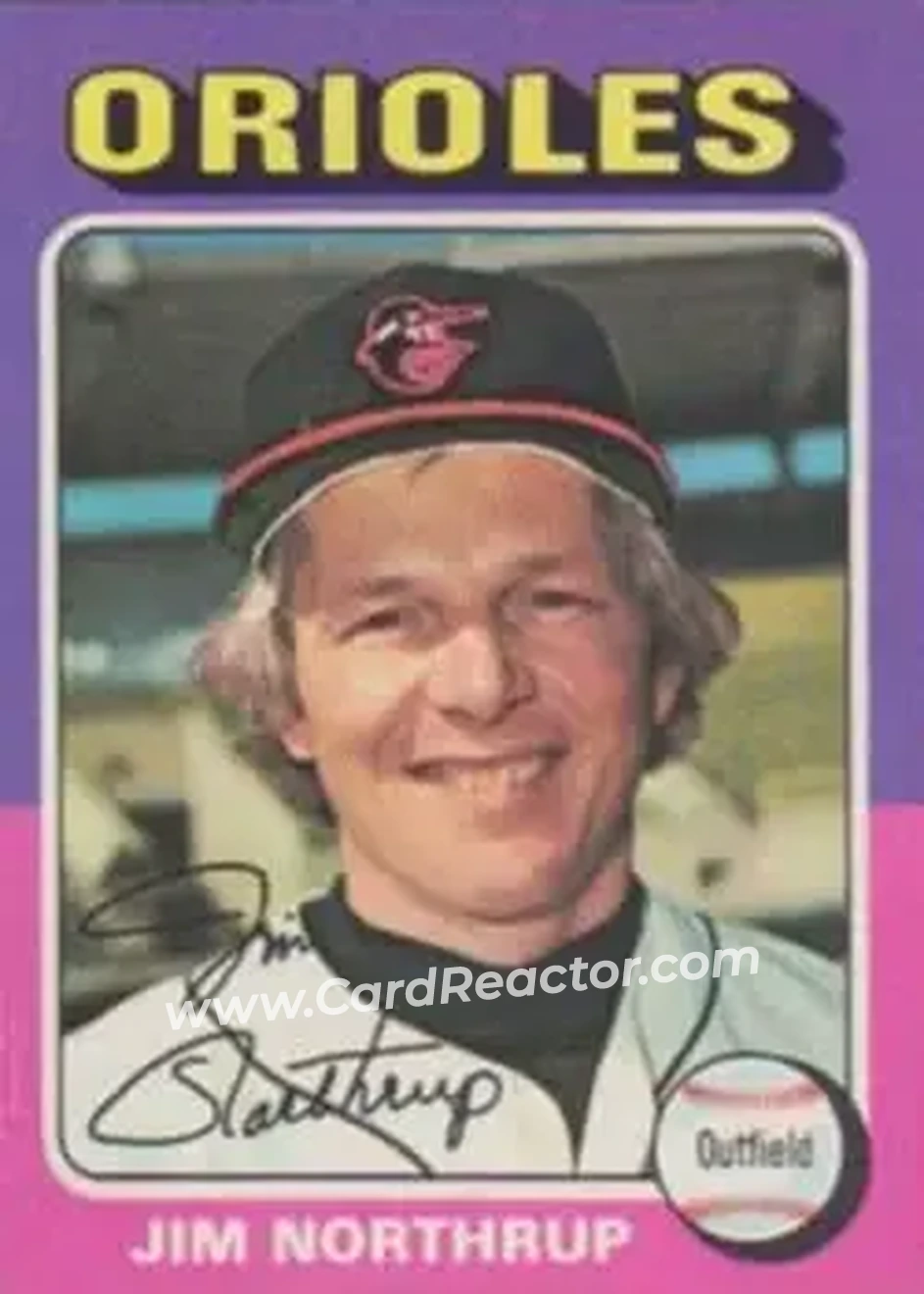 1975 Topps #641 - Jim Northrup - Baltimore Orioles - Front 1975 Topps #641 - Jim Northrup - Baltimore Orioles - Front