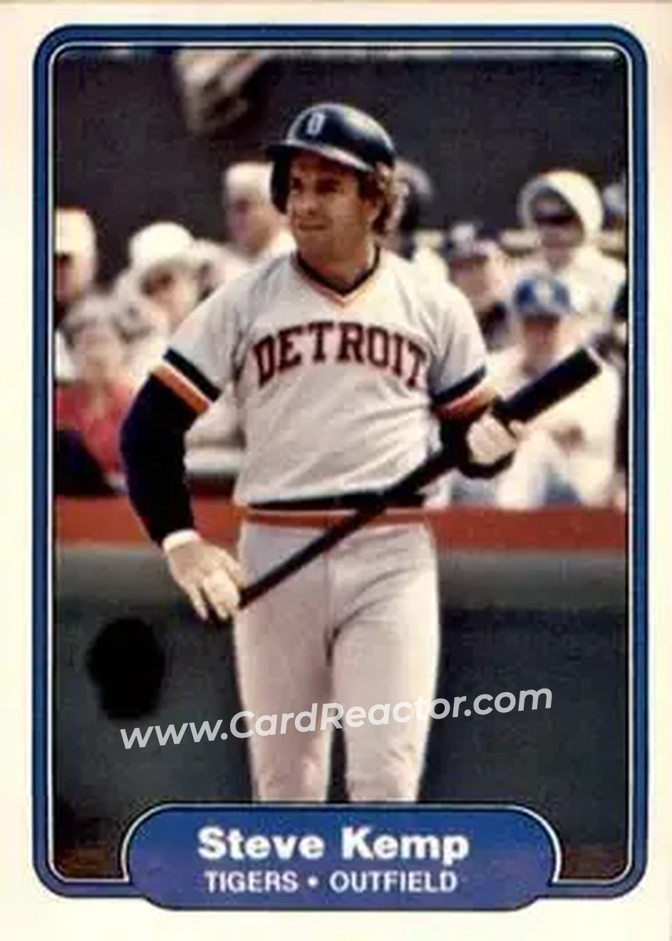 1982 Fleer #271 - Steve Kemp - Detroit Tigers - Front