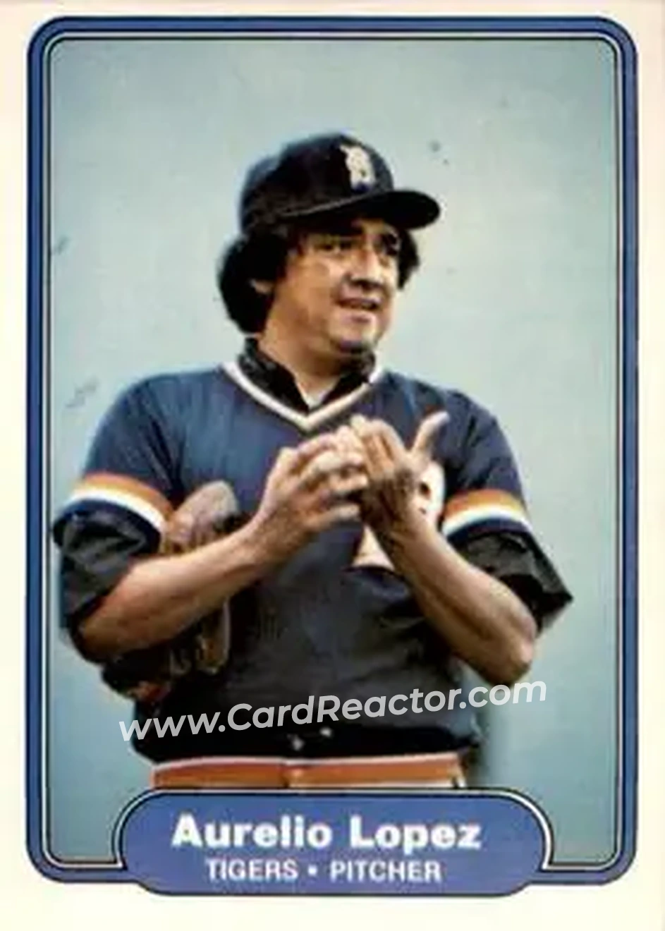 1982 Fleer #273 - Aurelio Lopez - Detroit Tigers - Front