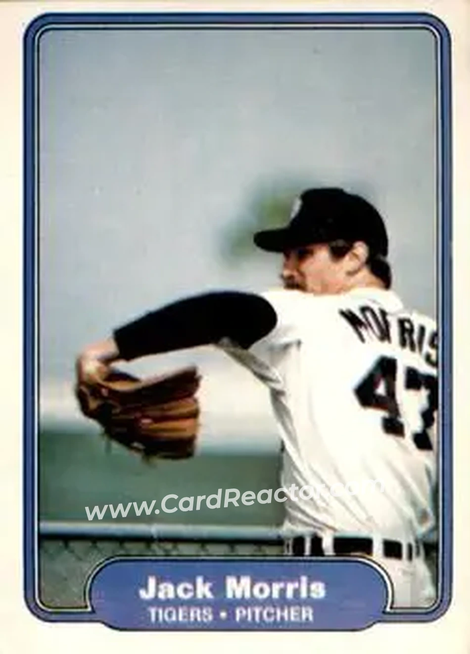 1982 Fleer #274 - Jack Morris - Detroit Tigers - Front