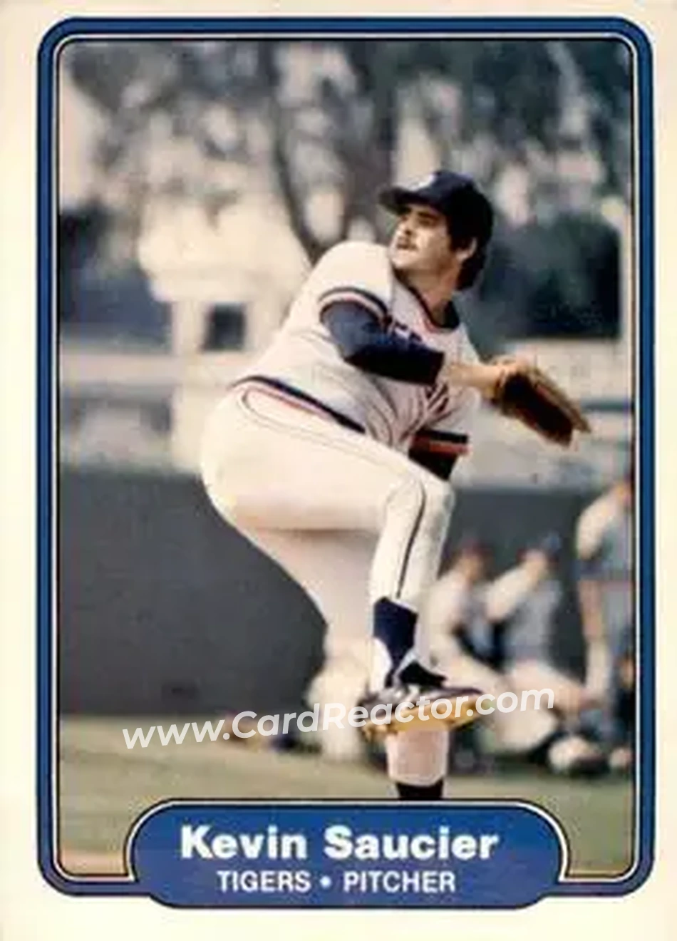 1982 Fleer #275 - Kevin Saucier - Detroit Tigers - Front 1982 Fleer #275 - Kevin Saucier - Detroit Tigers - Front