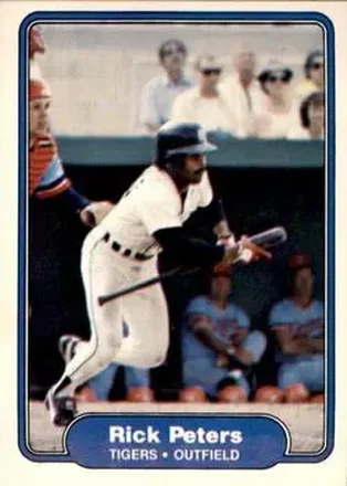 1982 Fleer #277 - Rick Peters - Detroit Tigers 1982 Fleer #277 - Rick Peters - Detroit Tigers
