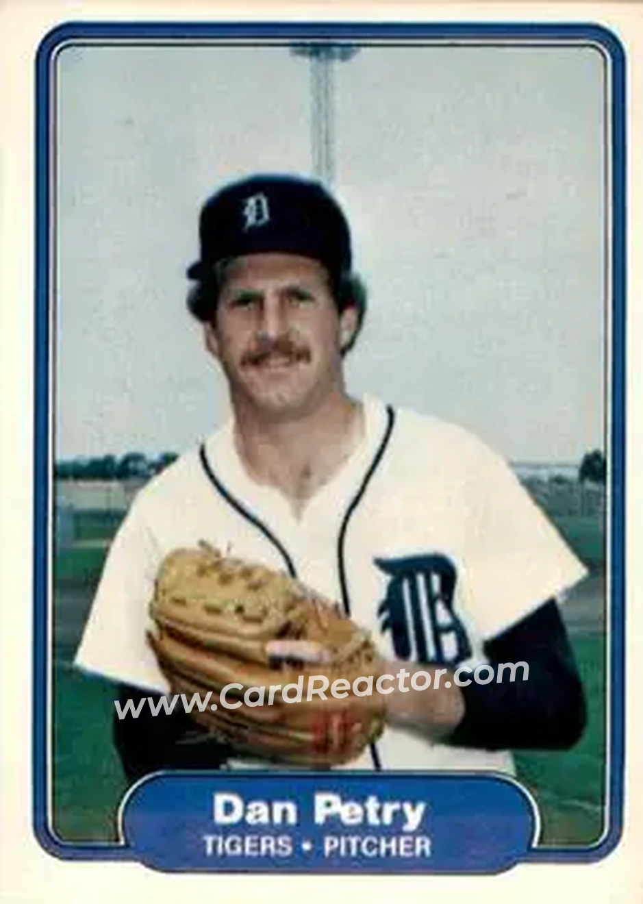 1982 Fleer #278 - Dan Petry - Detroit Tigers - Front