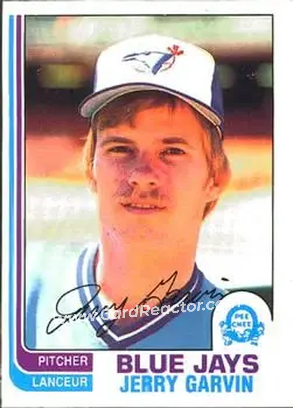 1982 O-Pee-Chee #264 - Jerry Garvin - Toronto Blue Jays - Front 1982 O-Pee-Chee #264 - Jerry Garvin - Toronto Blue Jays - Front