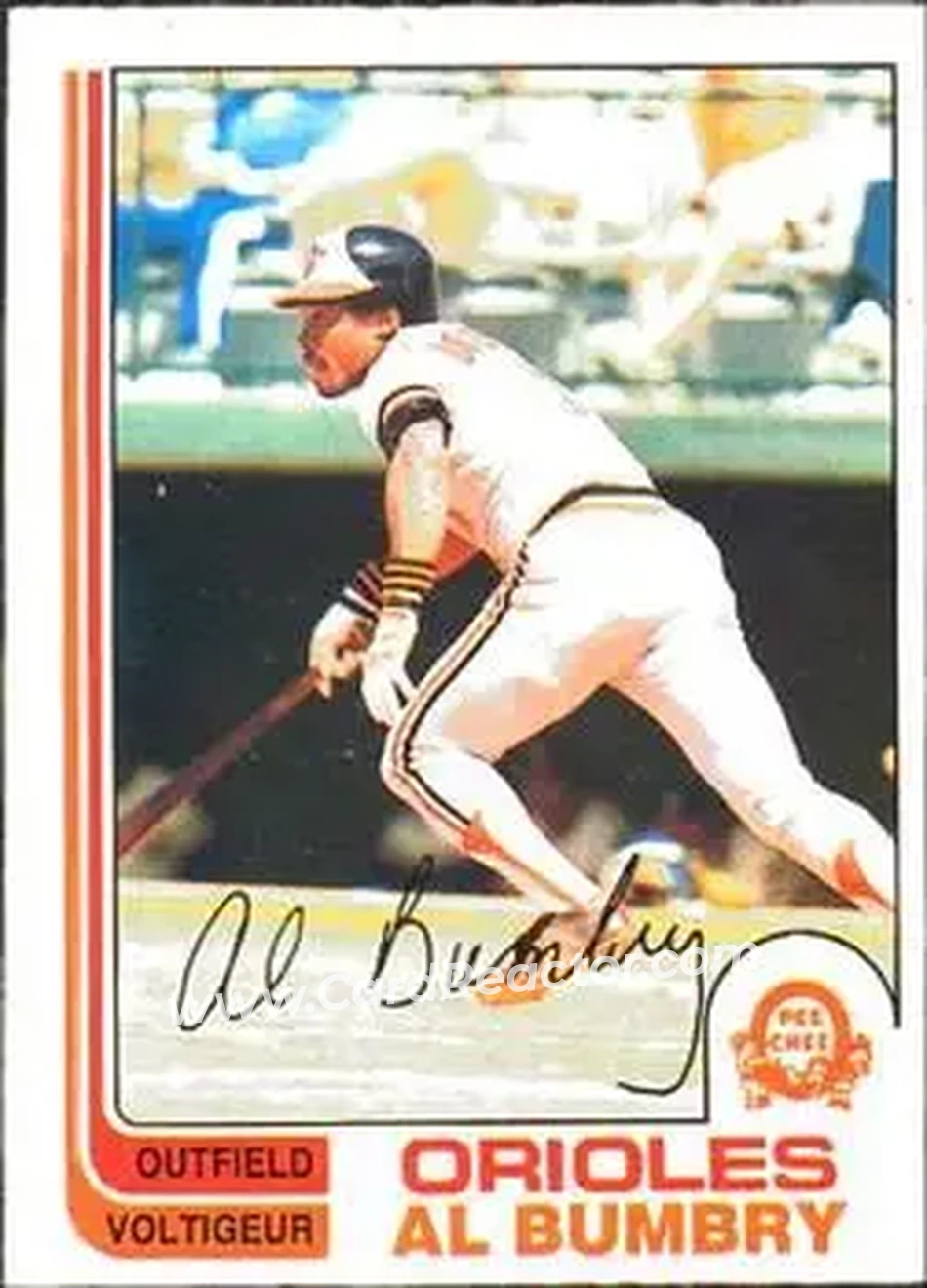 1982 O-Pee-Chee #265 - Al Bumbry - Baltimore Orioles - Front