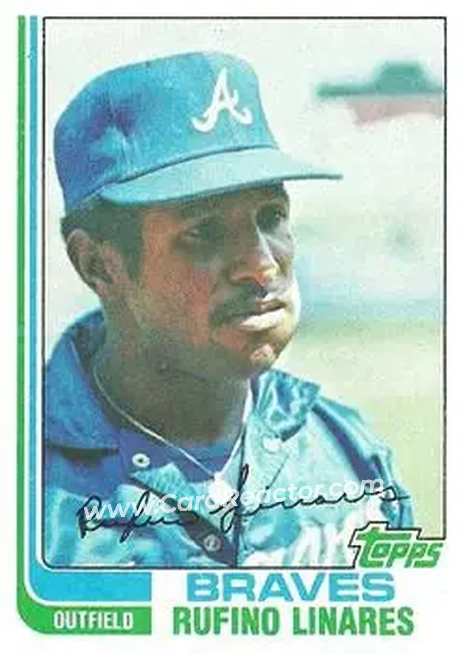 1982 Topps #244 - Rufino Linares - Atlanta Braves - Front