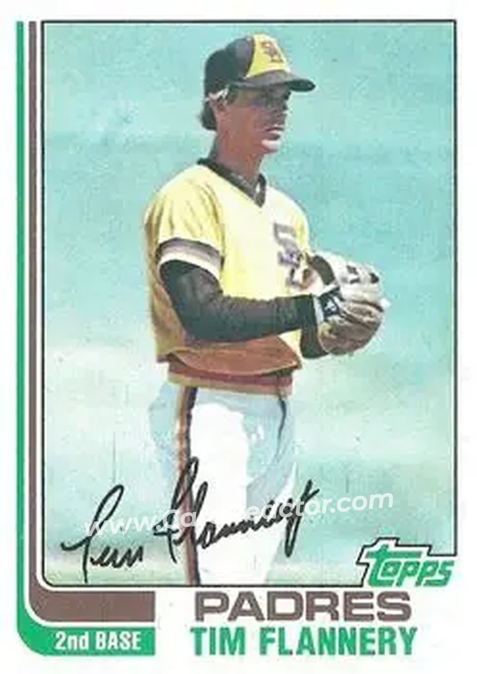 1982 Topps #249 - Tim Flannery - San Diego Padres - Front