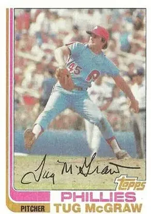 1982 Topps #250 - Tug McGraw - Philadelphia Phillies