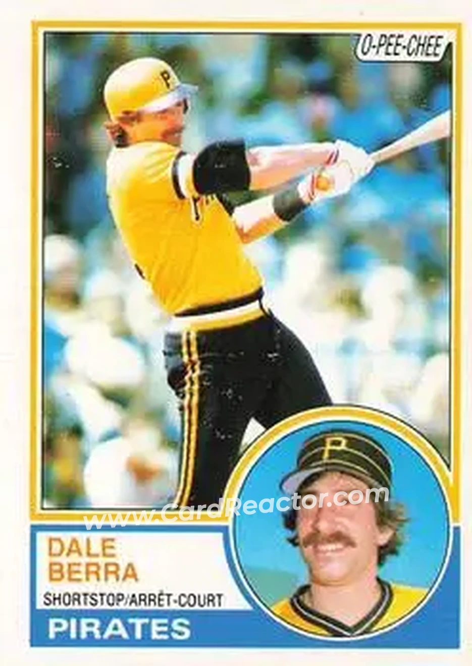 1983 O-Pee-Chee #271 - Dale Berra - Pittsburgh Pirates - Front 1983 O-Pee-Chee #271 - Dale Berra - Pittsburgh Pirates - Front