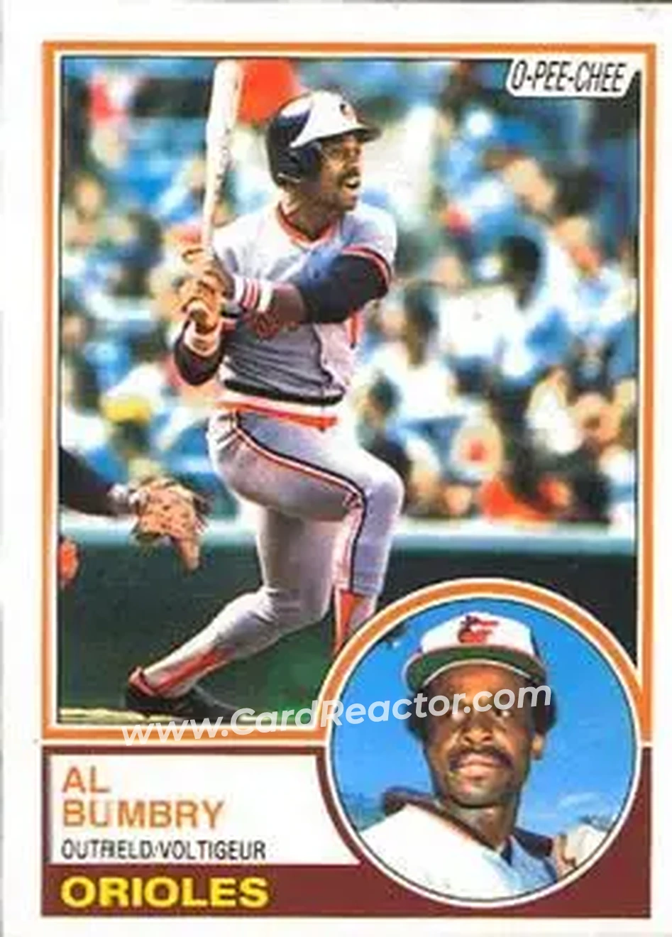 1983 O-Pee-Chee #272 - Al Bumbry - Baltimore Orioles - Front 1983 O-Pee-Chee #272 - Al Bumbry - Baltimore Orioles - Front